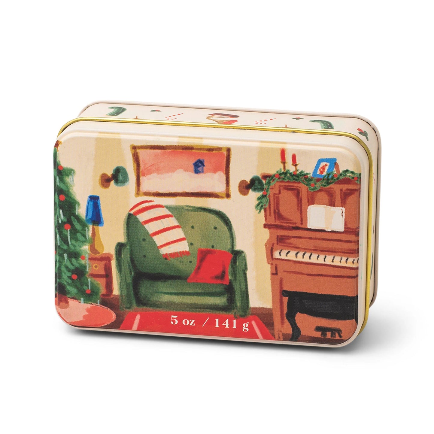 Holiday Tin Candle