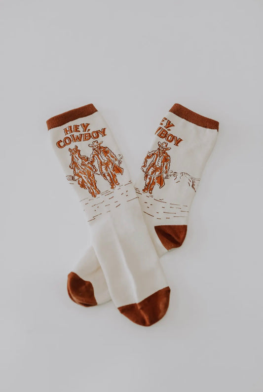 Hey Cowboy Socks