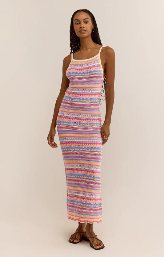 Santa Cruz Stripe Midi Dress Z Supply