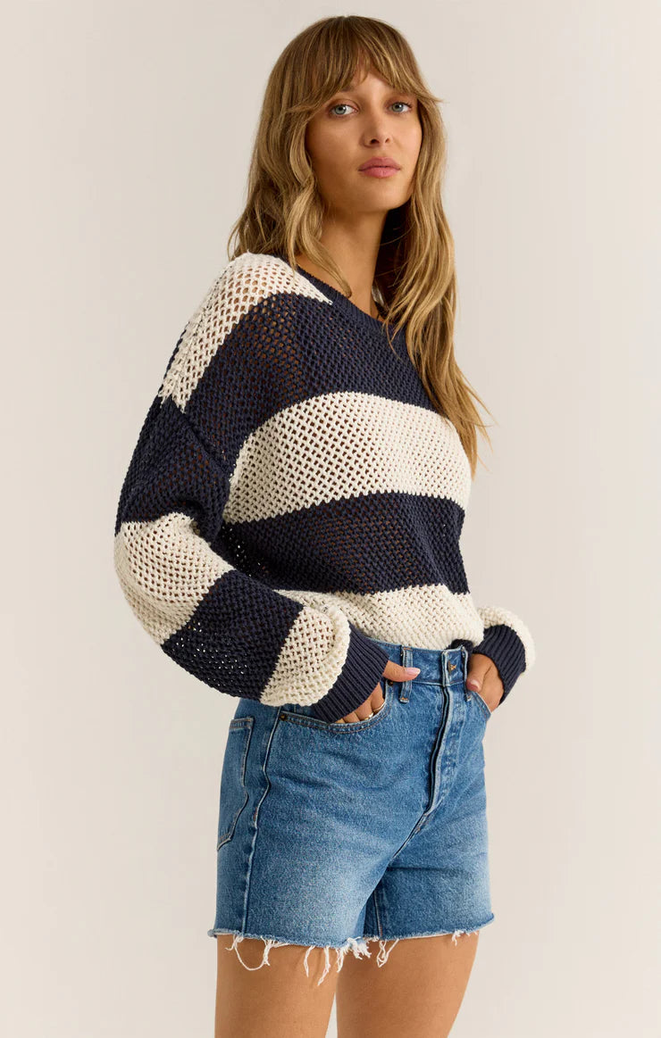 Z Supply Broad Beach Stripe Sweater